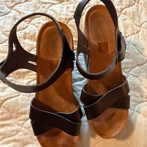 Bjorndal Black and Brown Women's Sandals